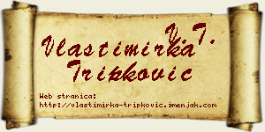 Vlastimirka Tripković vizit kartica